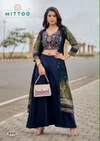 Zubeda Vol 2 By Mittoo Roman Silk Printed Indo Western Collection 